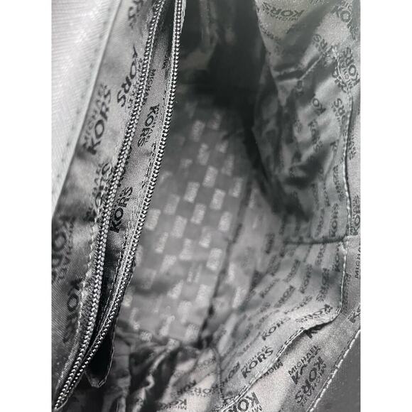 MICHAEL KORS Bedford Zip Gold
Studded BLACK Nylon Leather Large
Backpack - Picture 13 of 16